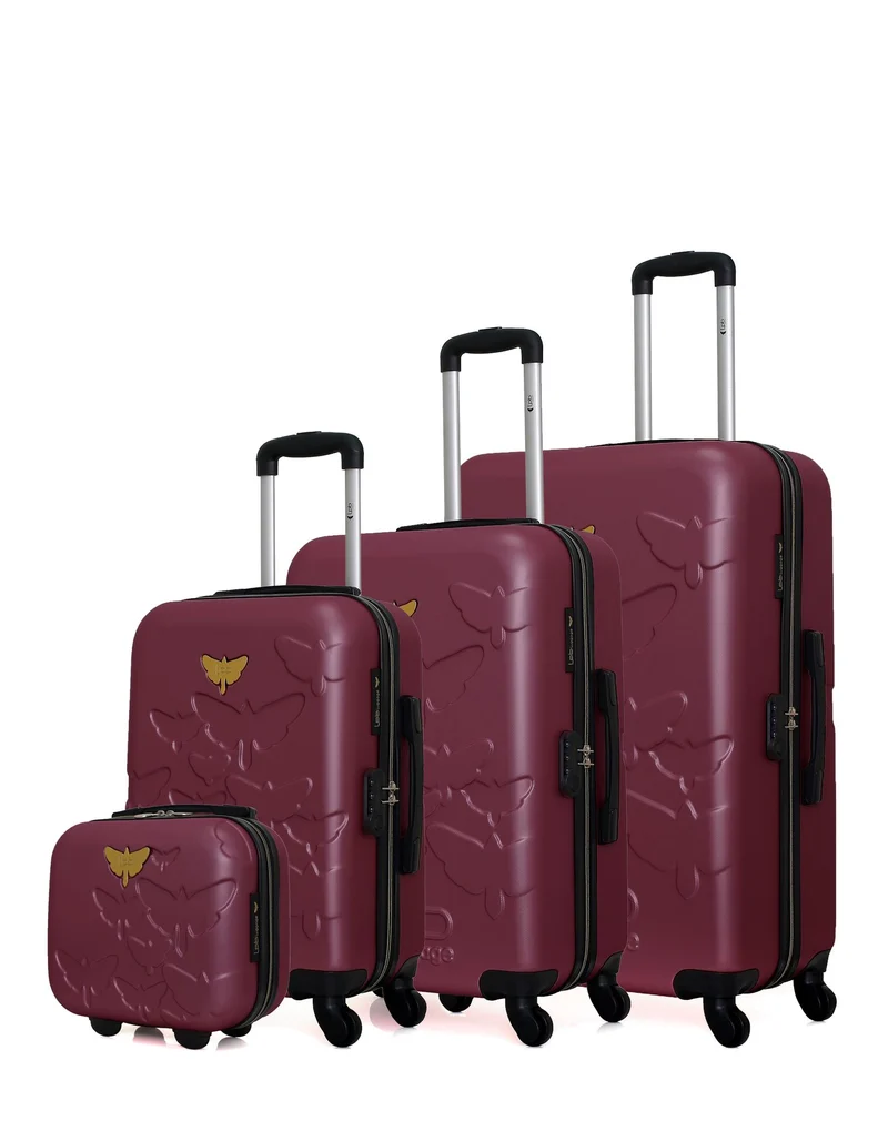 LPB LUGGAGE - 4er-Set: Hartschalenkoffer AELYS-C