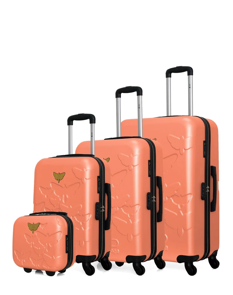 LPB LUGGAGE - 4er-Set: Hartschalenkoffer AELYS-C