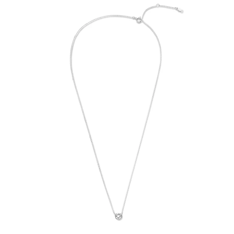 Violet Hamden Venus 925 Sterling Silberne Halskette mit Geburtsstein VH340009-JUL