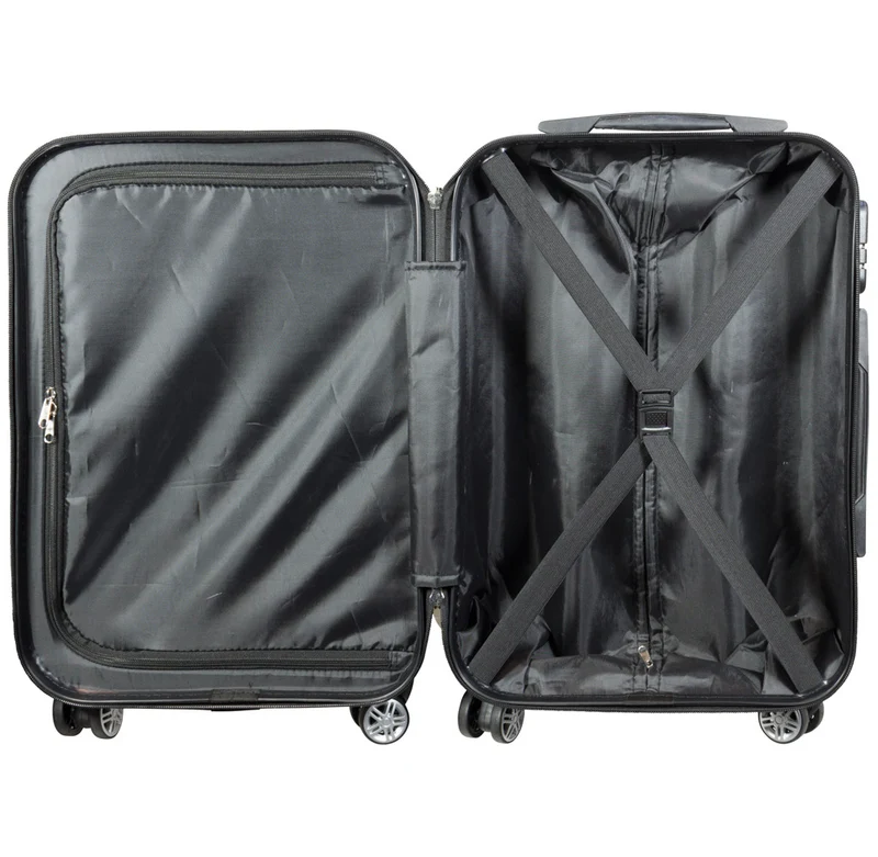 Motivkoffer Design FlyTheWorld – Reisekoffer mit Motiv – Hartschale ABS/Polycarbonat – S M L – leicht & robust