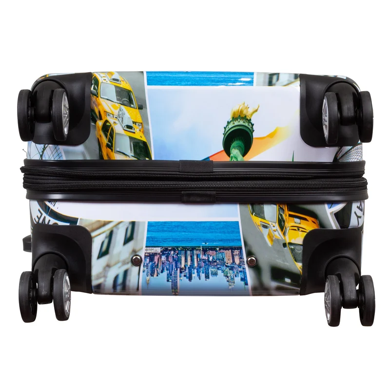 Motivkoffer Design Freiheitsstaue USA – Reisekoffer mit Motiv – Hartschale ABS/Polycarbonat – S M L – leicht & robust