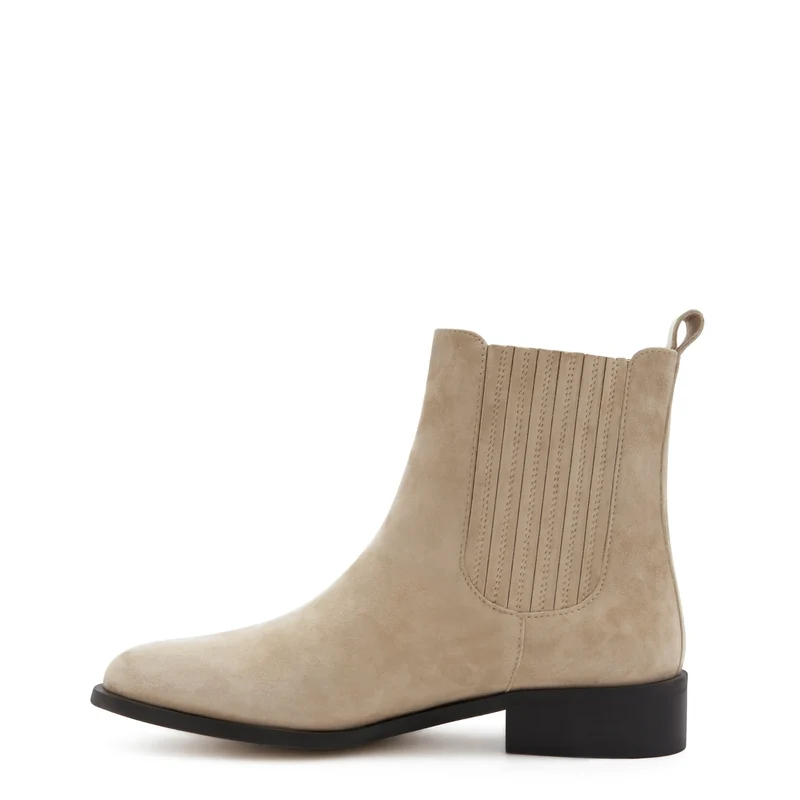 Isabel Bernard Vendôme Chey Beige Suede Chelsea Stiefel IB53000SS-174-37