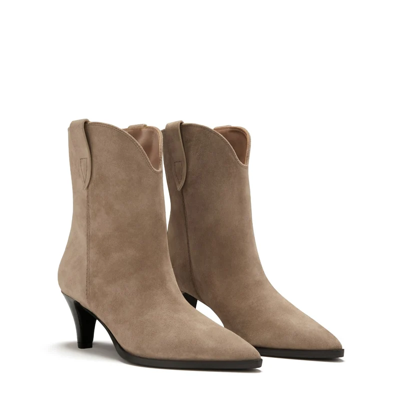 Isabel Bernard Vendôme Louane Taupe Suede Stiefel IB53009-178-40