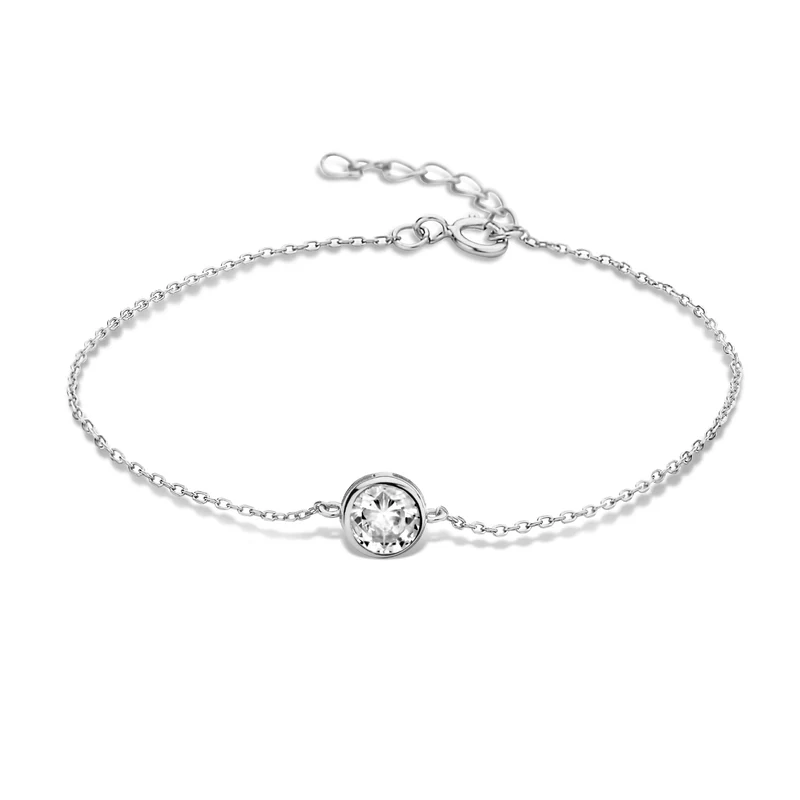 Violet Hamden Venus 925 Sterling Silbernes Armband mit Geburtsstein VH320009-APR