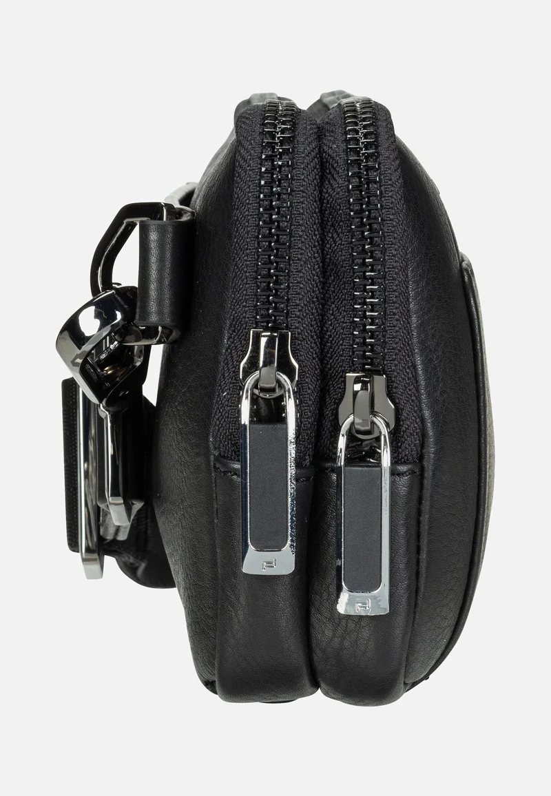 Roadster Leather Travel Pouch Black - Sling Bag