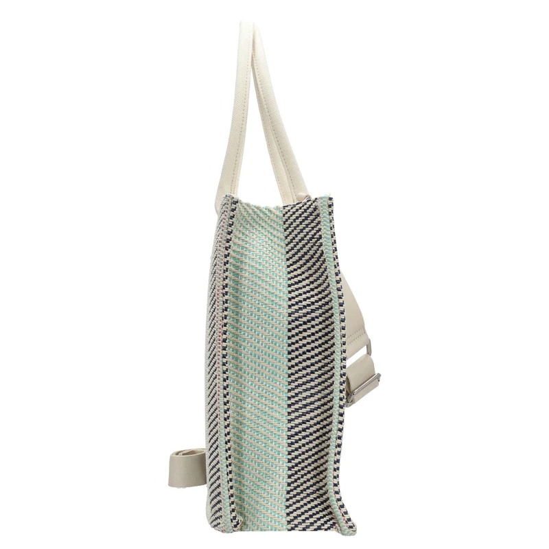 Seidenfelt Hulu - Shopper 40 cm (aqua mix)