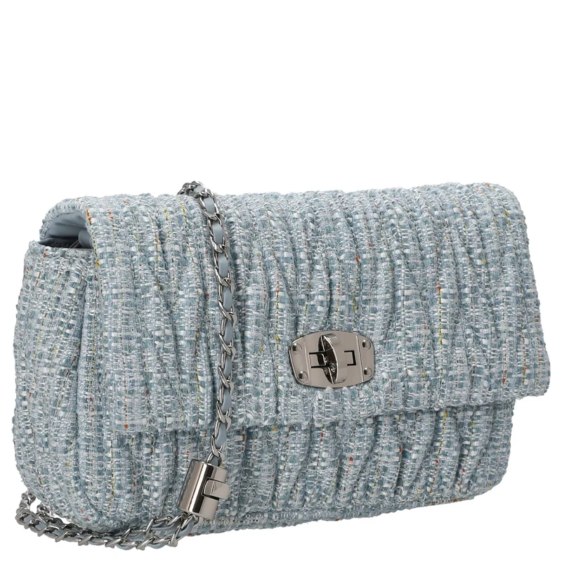 Seidenfelt Floro - Umhängetasche 24 cm (sea blue)