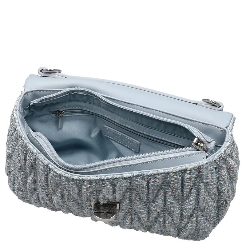Seidenfelt Floro - Umhängetasche 24 cm (sea blue)