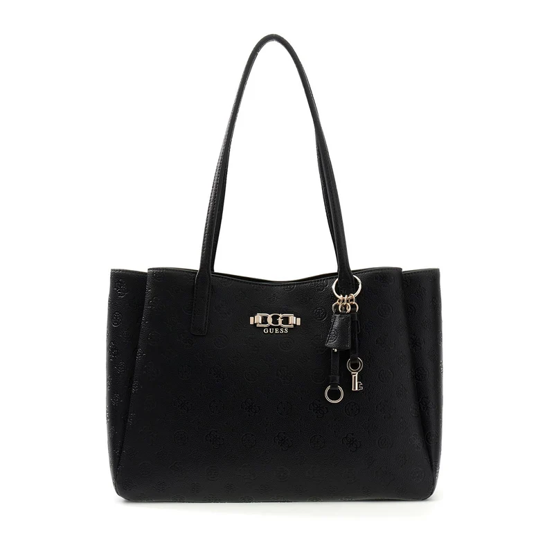 Guess Anise Black Logo Multi Comp Tote HWPD99-16230-BLO