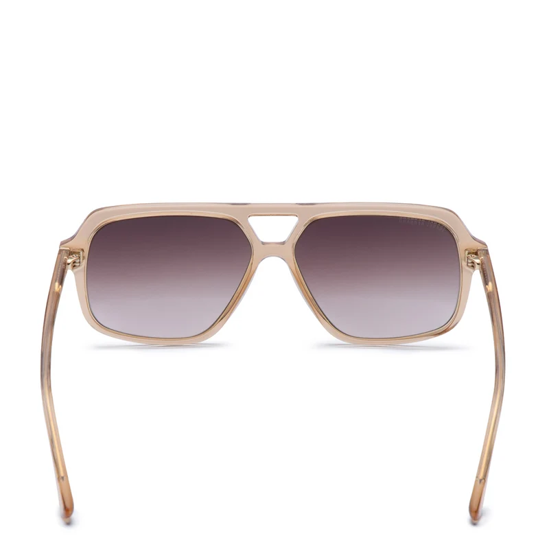 Isabel Bernard La Vilette Transparent Brown Sunglasses IB380009-14-14