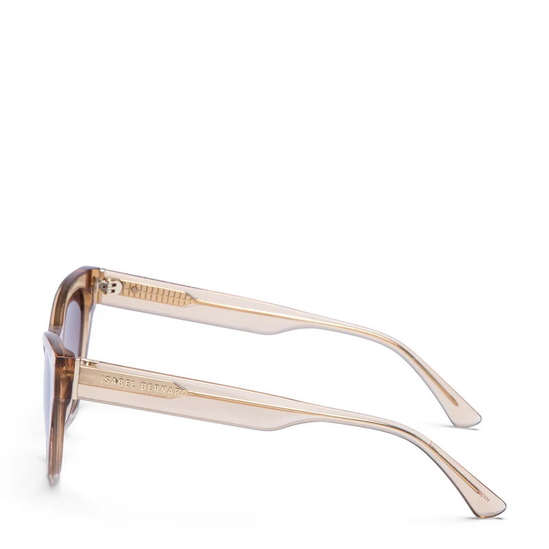 Isabel Bernard La Vilette Transparent Brown Sunglasses IB380011-13-14