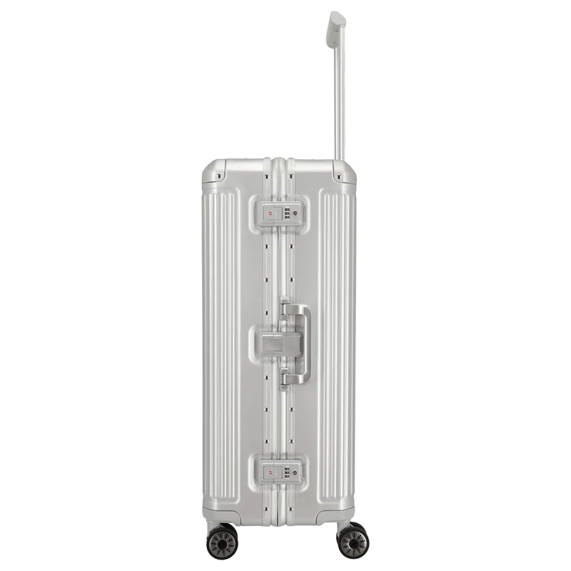 Travelite Next - 4-Rollen-Trolley L 77 cm (silber)