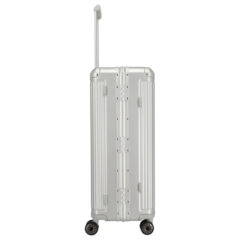 Travelite Next - 4-Rollen-Trolley L 77 cm (silber)