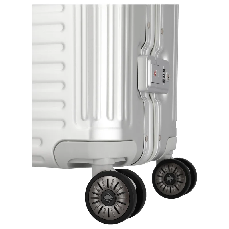 Travelite Next - 4-Rollen-Trolley L 77 cm (silber)