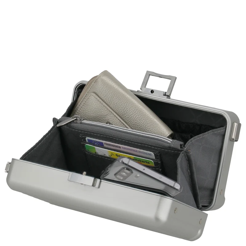 Travelite Next - Minicase/Umhängetasche 20 cm (silber)
