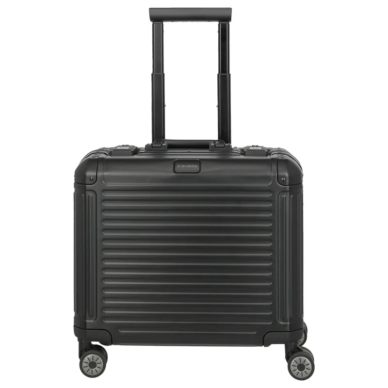 Travelite Next - 4-Rollen-Businesstrolley 45 cm (schwarz)