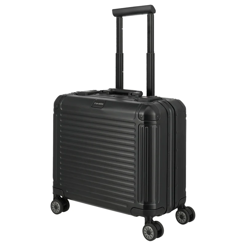 Travelite Next - 4-Rollen-Businesstrolley 45 cm (schwarz)