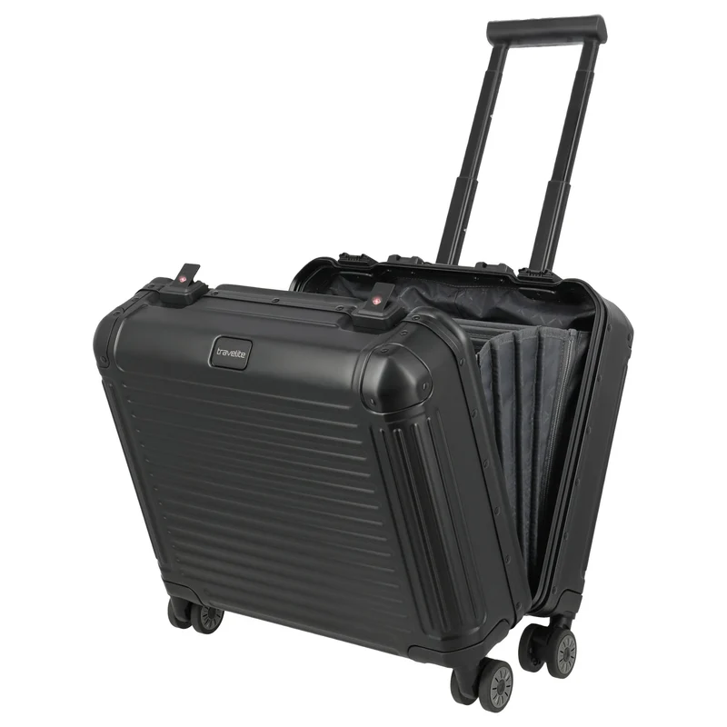 Travelite Next - 4-Rollen-Businesstrolley 45 cm (schwarz)