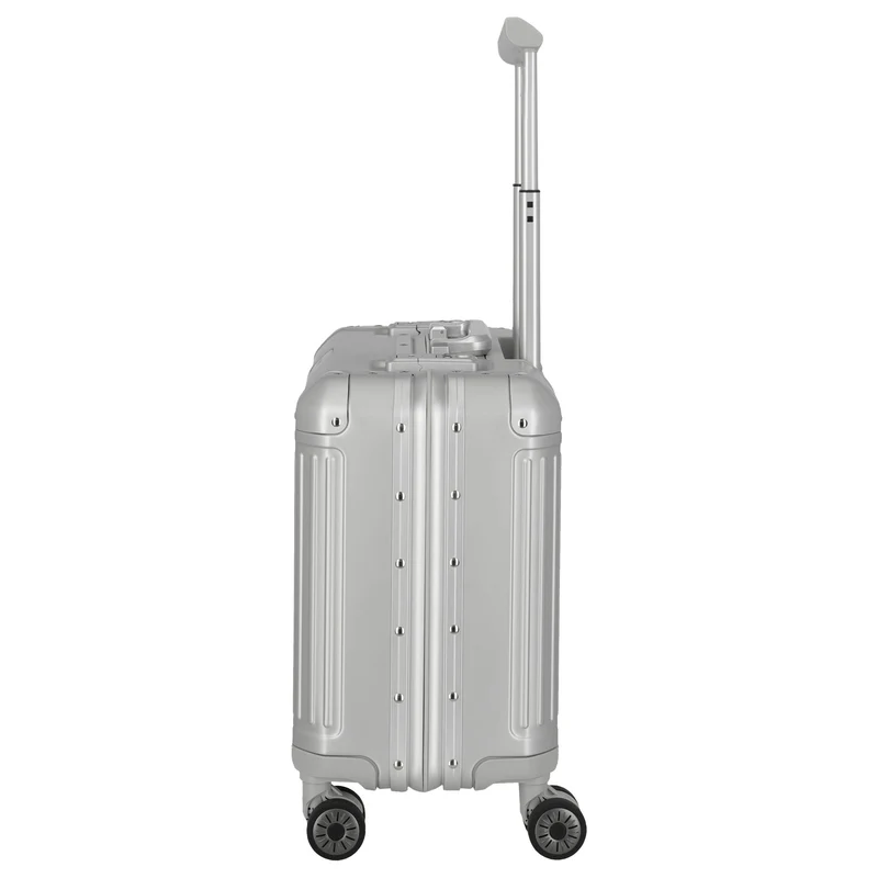 Travelite Next - 4-Rollen-Businesstrolley 45 cm (silber)