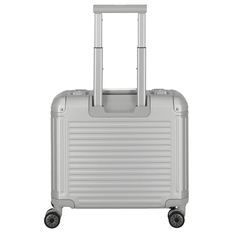 Travelite Next - 4-Rollen-Businesstrolley 45 cm (silber)