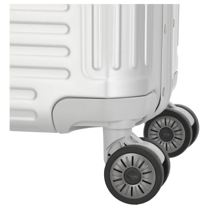 Travelite Next - 4-Rollen-Businesstrolley 45 cm (silber)