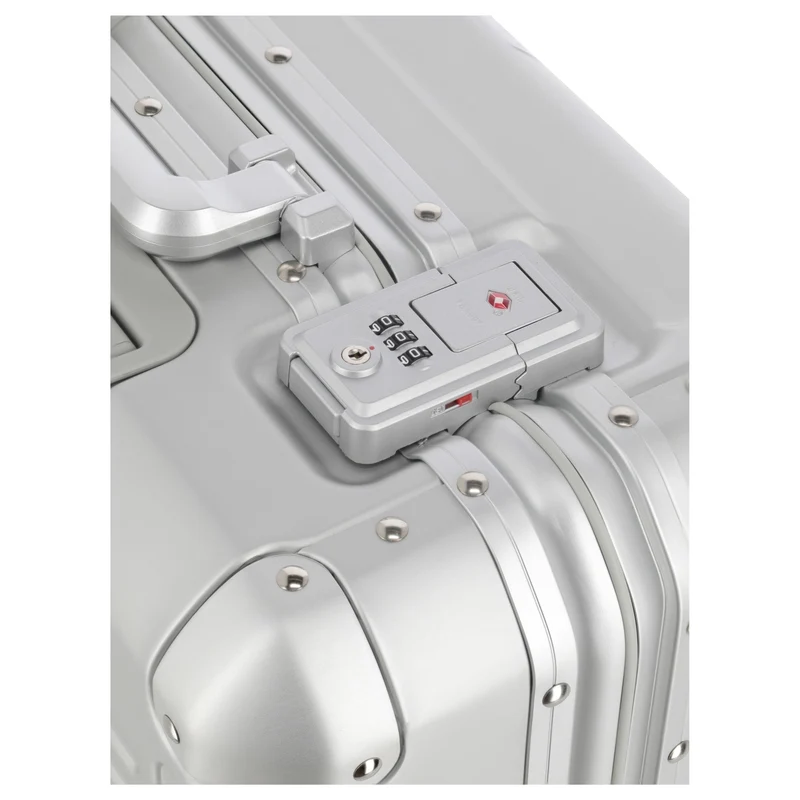 Travelite Next - 4-Rollen-Businesstrolley 45 cm (silber)