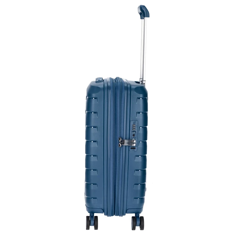 Roncato Skyline - 4-Rollen-Kabinentrolley S 55 cm erw. USB-Anschluss (navy)