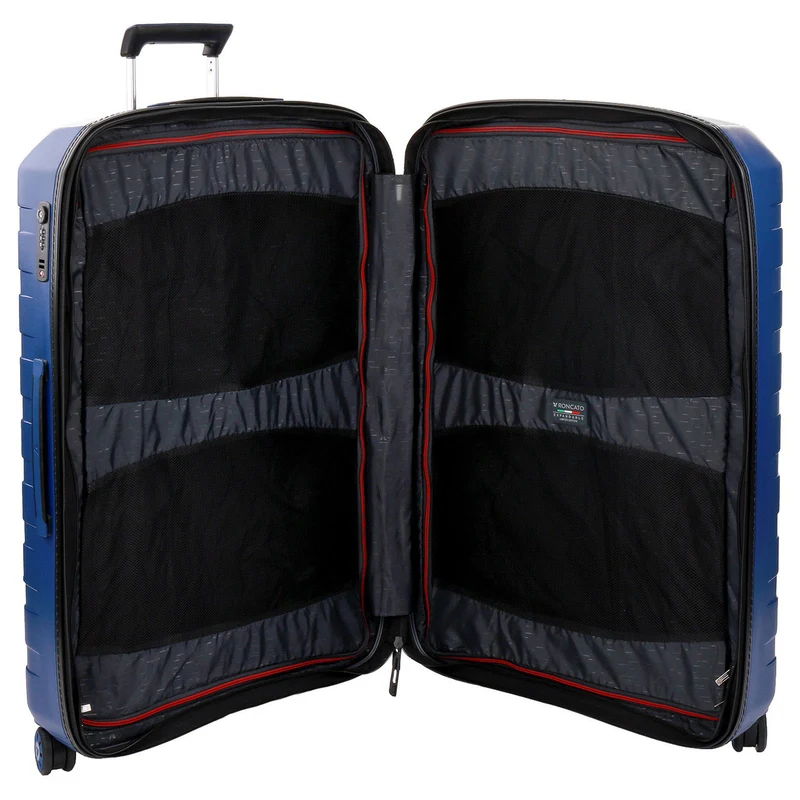 Roncato Box 4.0 - 4-Rollen-Trolley L 78 cm erw. (navy)