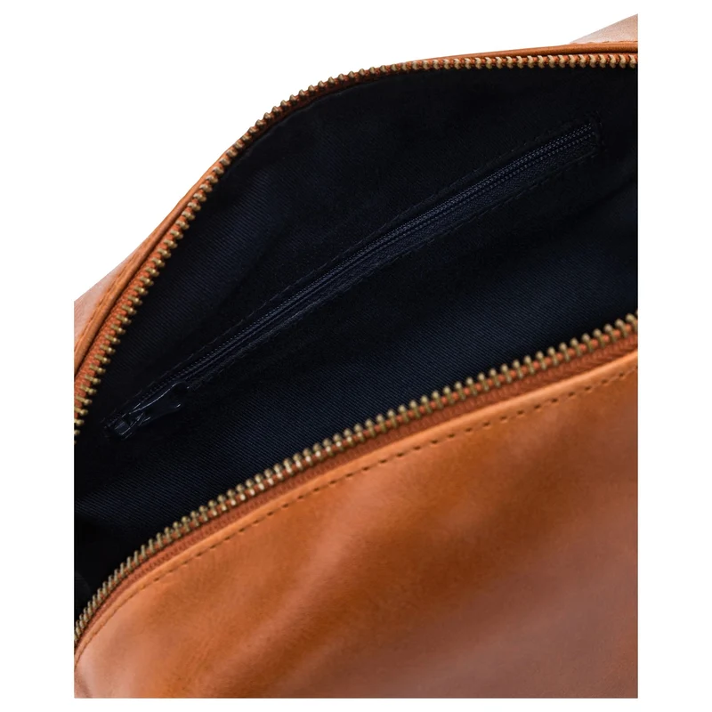 Buckle & Seam Everest - Kulturbeutel 22 cm (cognac)