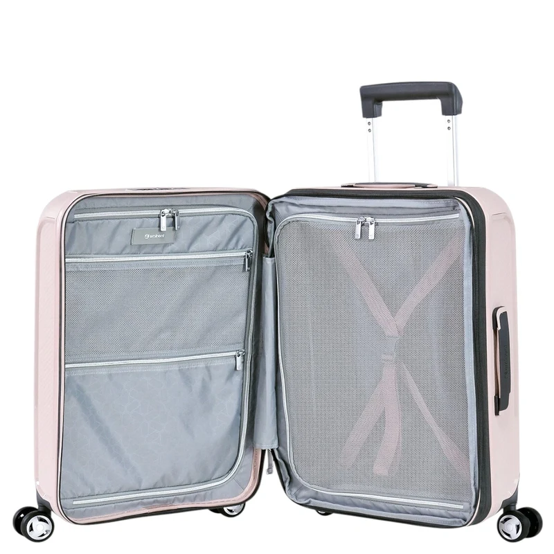 Eminent AEGIS - 4-Rollen-Kabinentrolley 55 cm erw. (light pink)