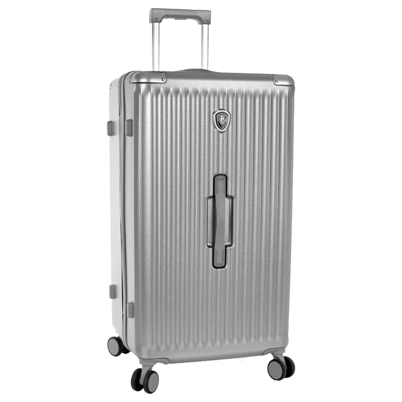 Heys Luxe Trunk - 4-Rollen-Trolley 76 cm erw. (silver)