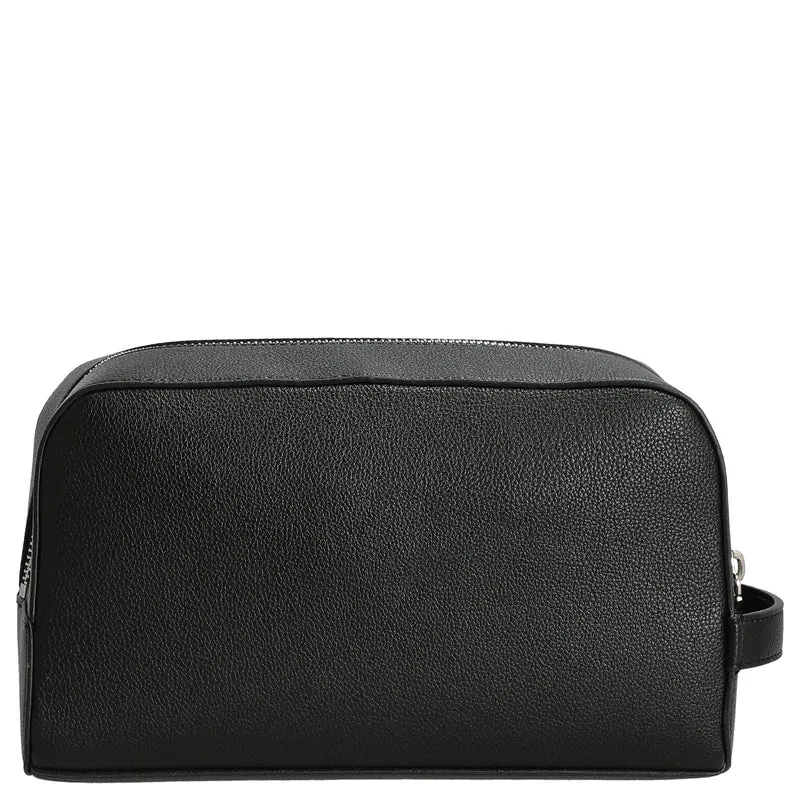 Calvin Klein Micro Pebble Washbag - Kulturbeutel 23.5 cm (schwarz)