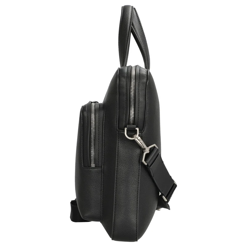Calvin Klein Micro Pebble Slim Briefcase - Aktentasche 13" (black)
