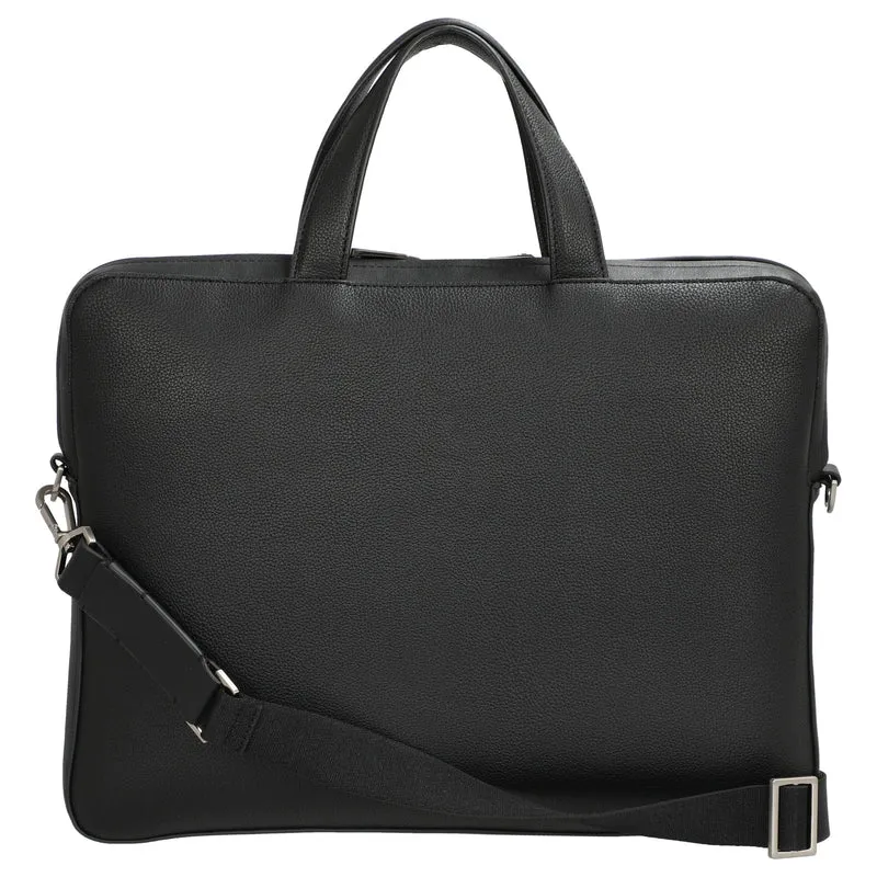 Calvin Klein Micro Pebble Slim Briefcase - Aktentasche 13" (black)