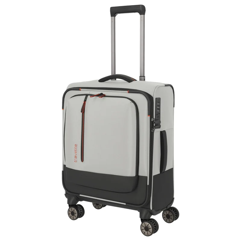 Travelite Crosslite - 4-Rollen-Kabinentrolley S 55 cm (natur)