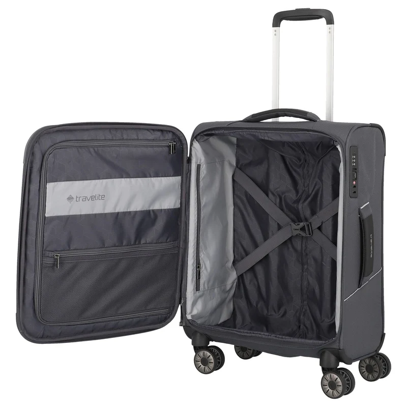 Travelite Skaii - 4-Rollen-Kabinentrolley S 55 cm (gipfelgrau)