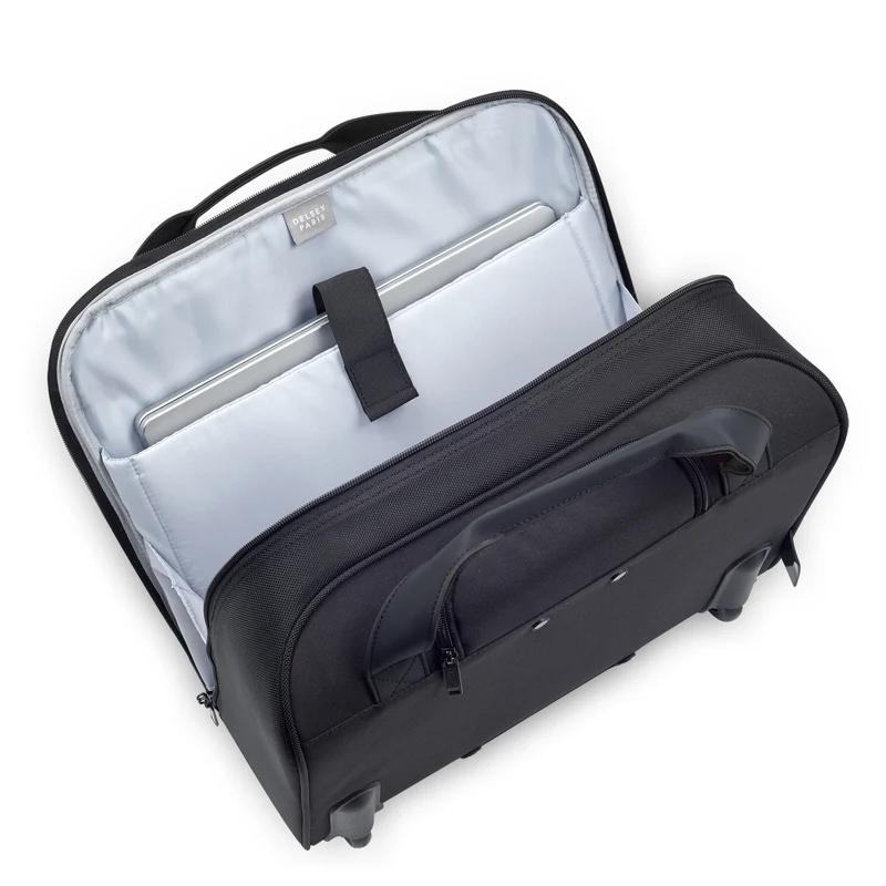 Delsey Paris Parvis Plus - 2-Rollen-Businesstrolley 42 cm (schwarz)