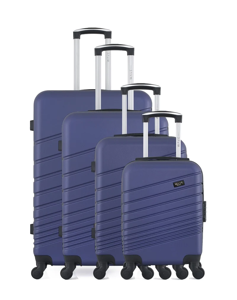 WAVE PARIS - 4er-Set: Hartschalenkoffer TIGRE-M