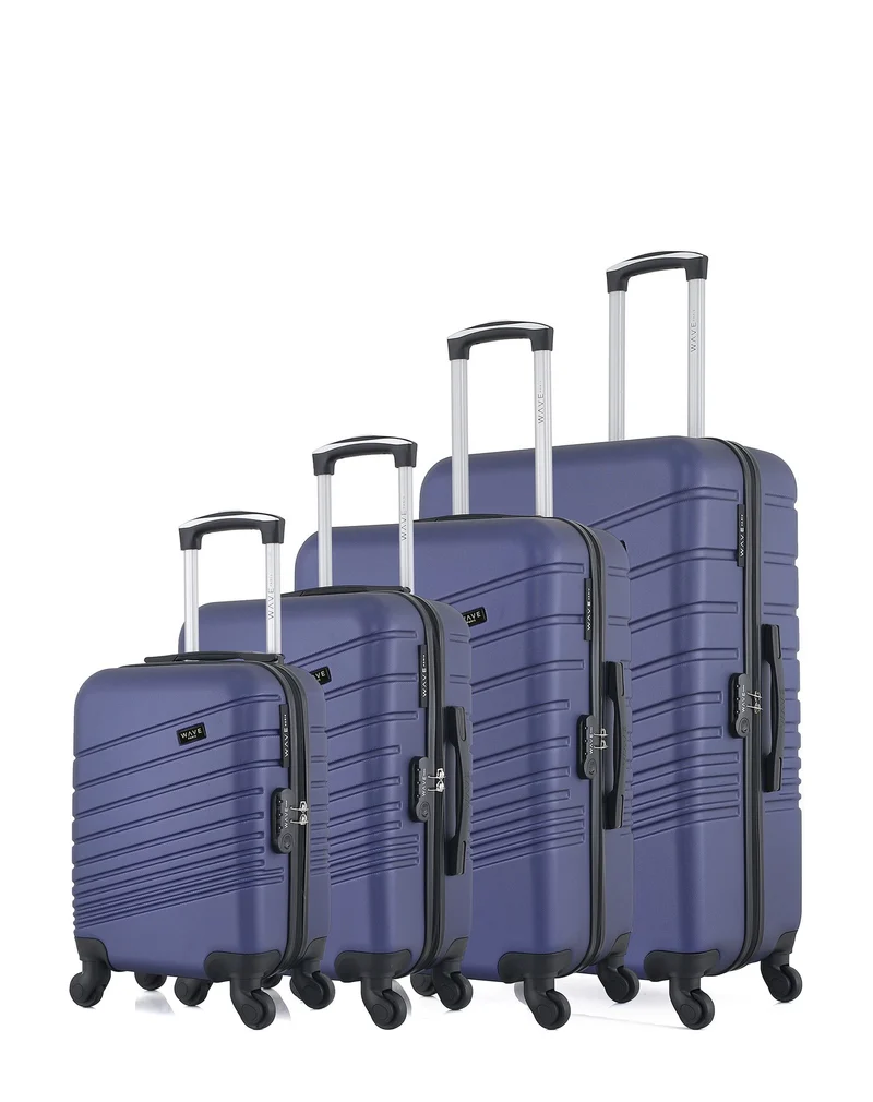 WAVE PARIS - 4er-Set: Hartschalenkoffer TIGRE-M