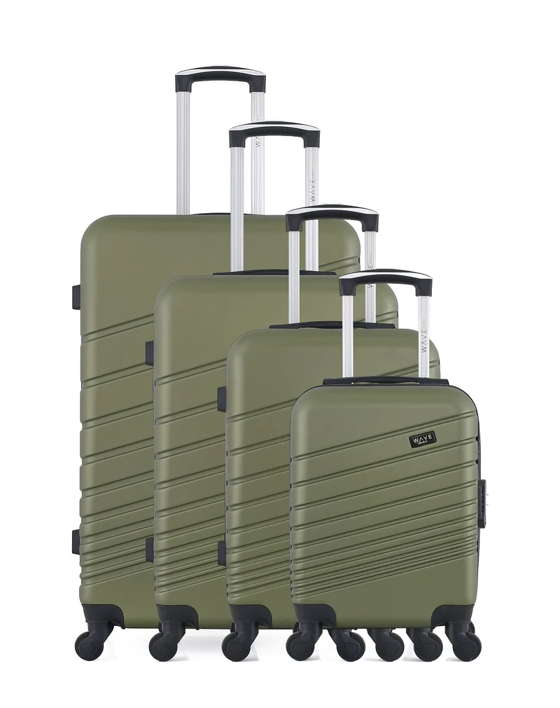 WAVE PARIS - 4er-Set: Hartschalenkoffer TIGRE-M