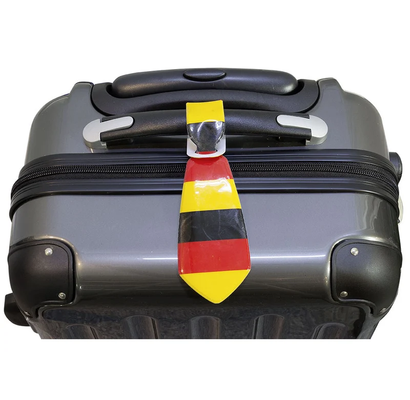 Kofferanhänger Deutschland Krawatte 2er Set