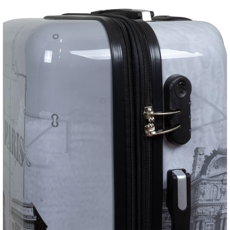 Motivkoffer Design Paris – Reisekoffer mit Motiv – Hartschale ABS/Polycarbonat – S M L – leicht & robust