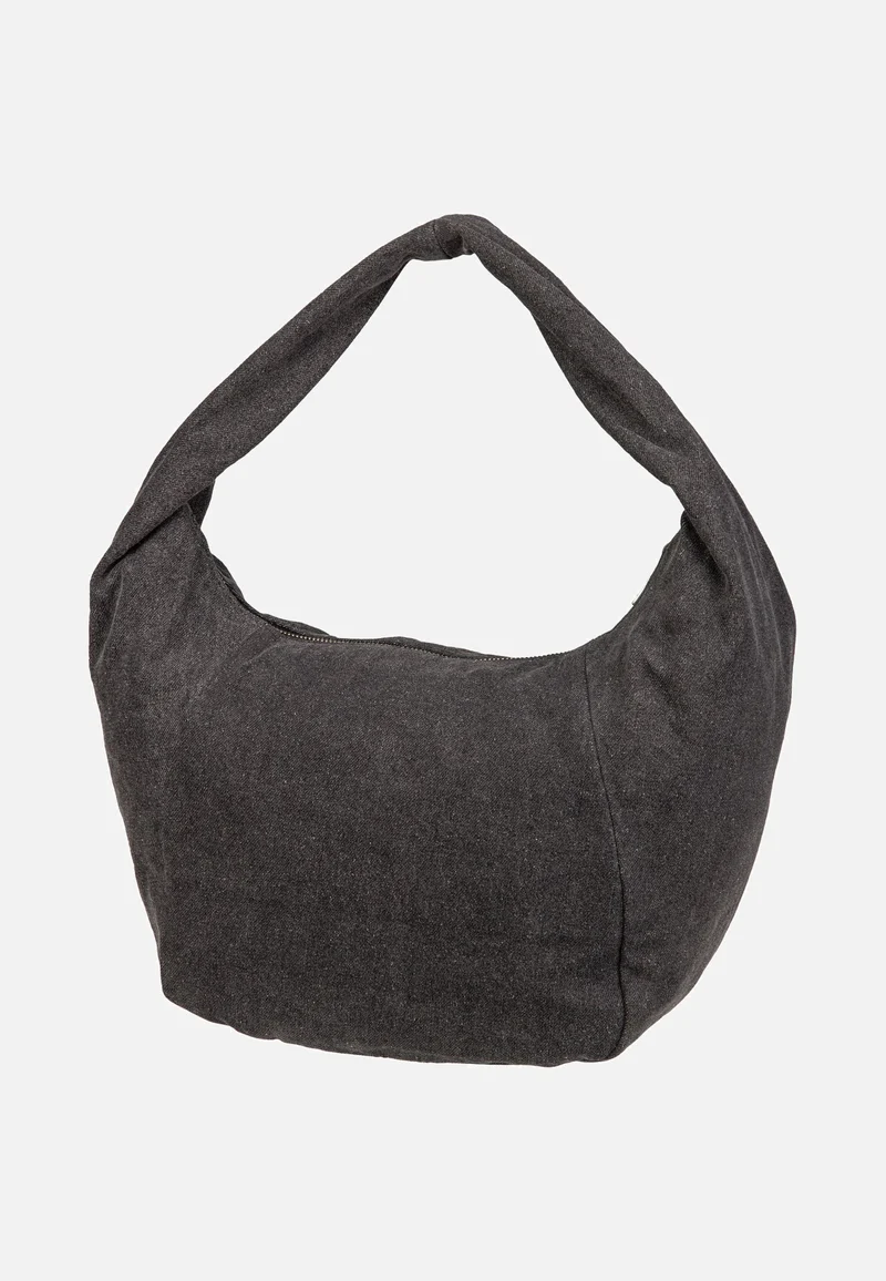 Ferrah M Denim Black - Hobo Bag