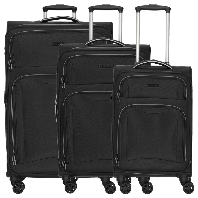 D&N Travel Line 9204 - Trolley-Set, 3tlg. (schwarz)