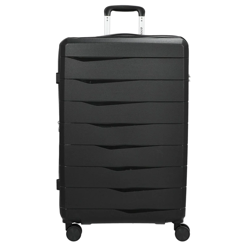 D&N Travel Line 2900 - 4-Rollen-Trolley L 75 cm erw. (schwarz)
