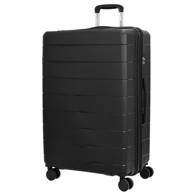 D&N Travel Line 2900 - 4-Rollen-Trolley L 75 cm erw. (schwarz)