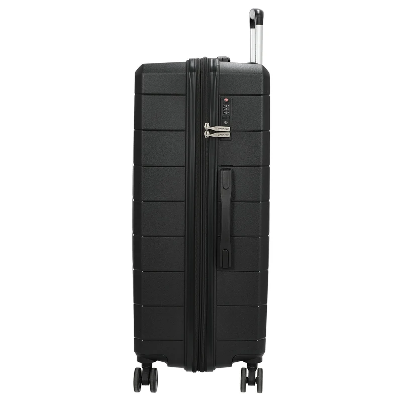 D&N Travel Line 2900 - 4-Rollen-Trolley L 75 cm erw. (schwarz)