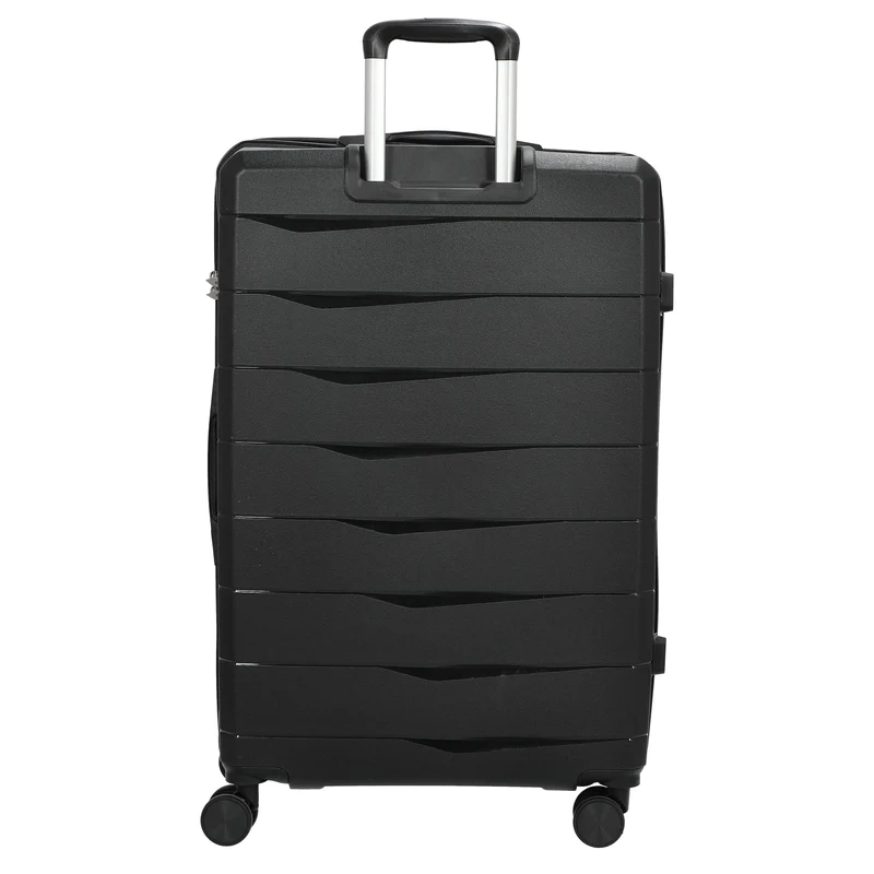 D&N Travel Line 2900 - 4-Rollen-Trolley L 75 cm erw. (schwarz)