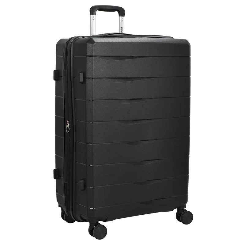 D&N Travel Line 2900 - 4-Rollen-Trolley L 75 cm erw. (schwarz)