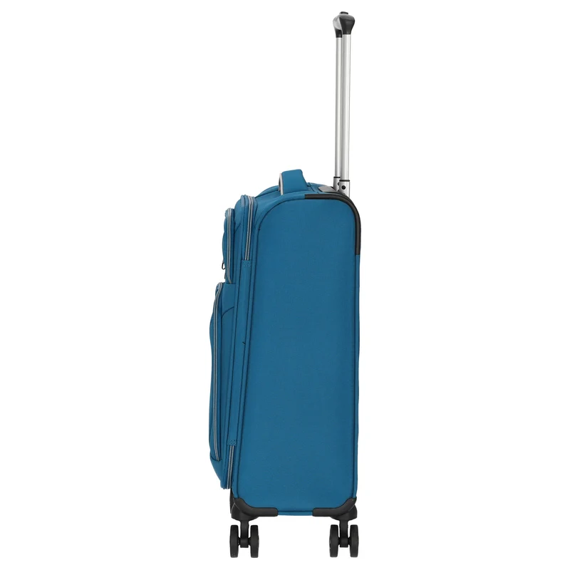 D&N Travel Line 9204 - 4-Rollen-Kabinentrolley S 55 cm (blau)